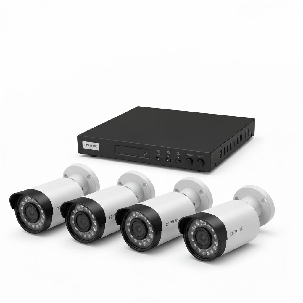Kit CCTV 4 Camaras + DVR